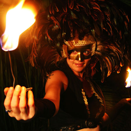 Australian Fire Performer