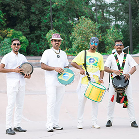 Groupe de tambours Singapour