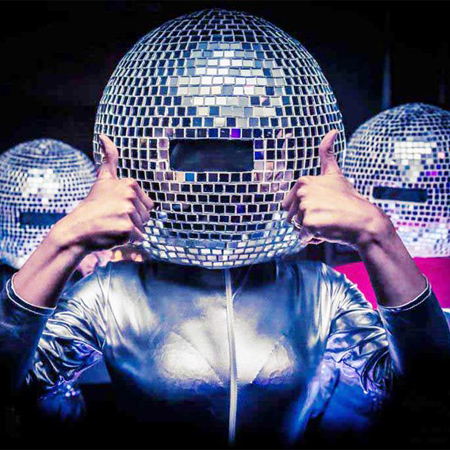 Mirror ball 2024 head costume