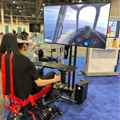 Simulateur de vol en réalité virtuelle à Las Vegas