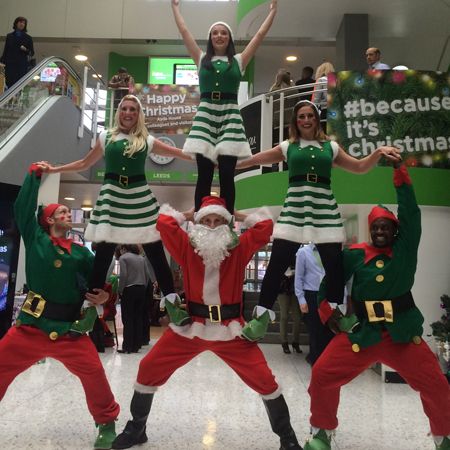 Elfos Bailando de Navidad