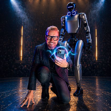 Zauberer & Humanoider Roboter Show