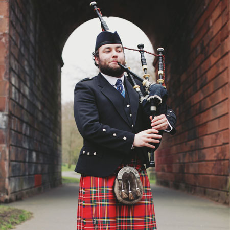 Scottish Bagpipe Player