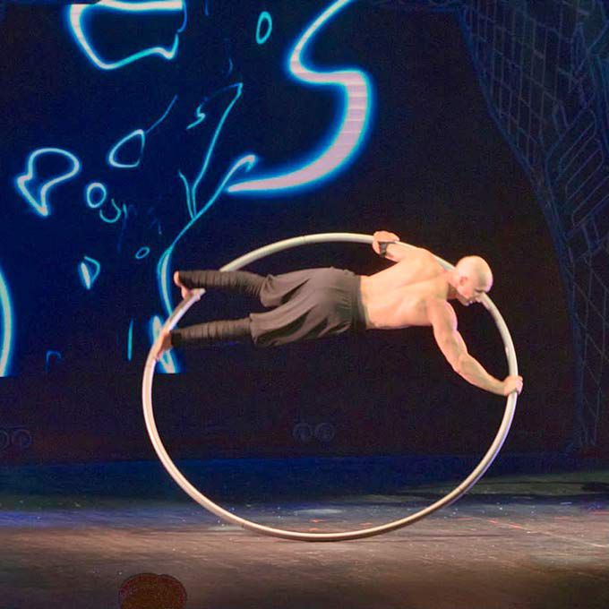 Book Our Cyr Wheel Circus Artist | Scarlett Entertainment