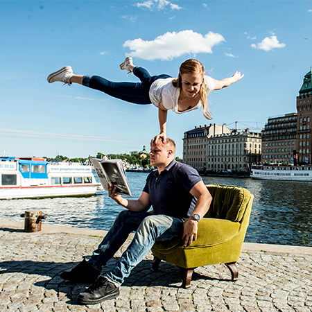 Duo acrobatique Scandinavie