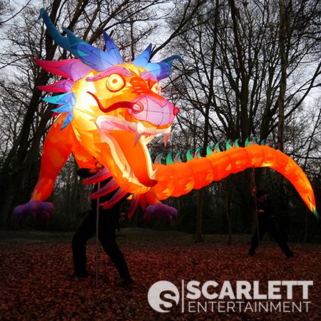 LED Dragon Puppet