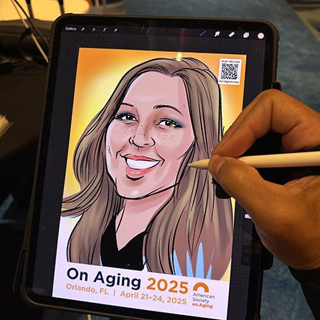 Digitale Karikaturen Orlando