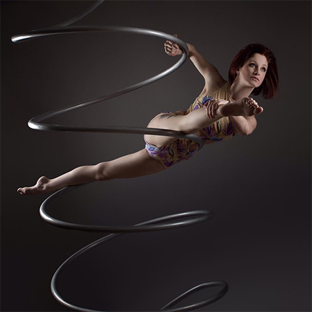 Personalised Digital Print Pole Dancing Aerial Hoop Silks