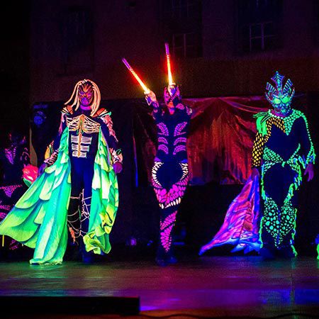 UV Paint Dance Show  Bespoke Shows and Productions