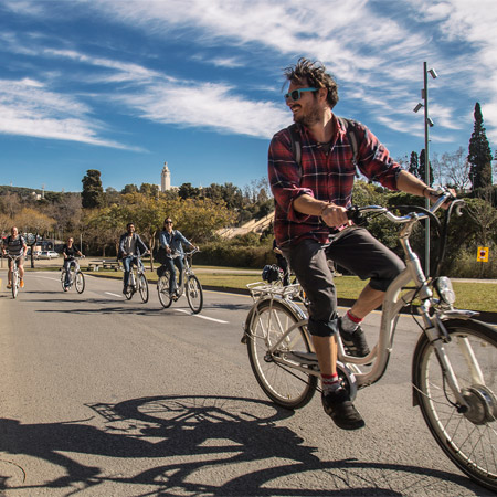 Tour en bicicleta eléctrica por Barcelona