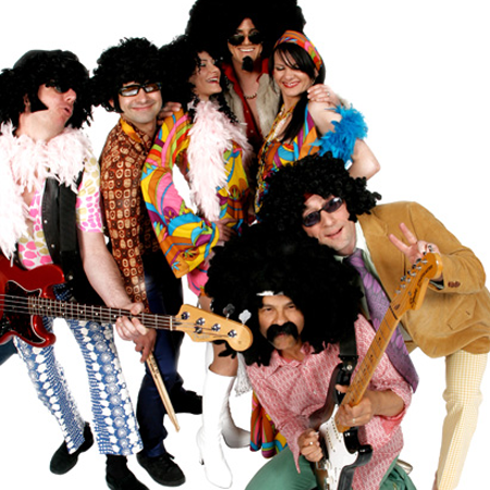 Banda de fiesta de música disco de los años 1970