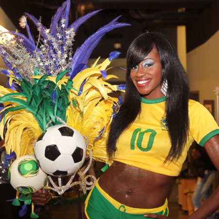 World Cup Theme Samba Dancers