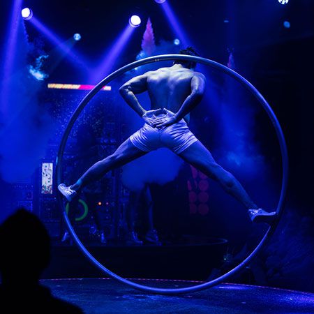 Cyr Wheel Performer Las Vegas