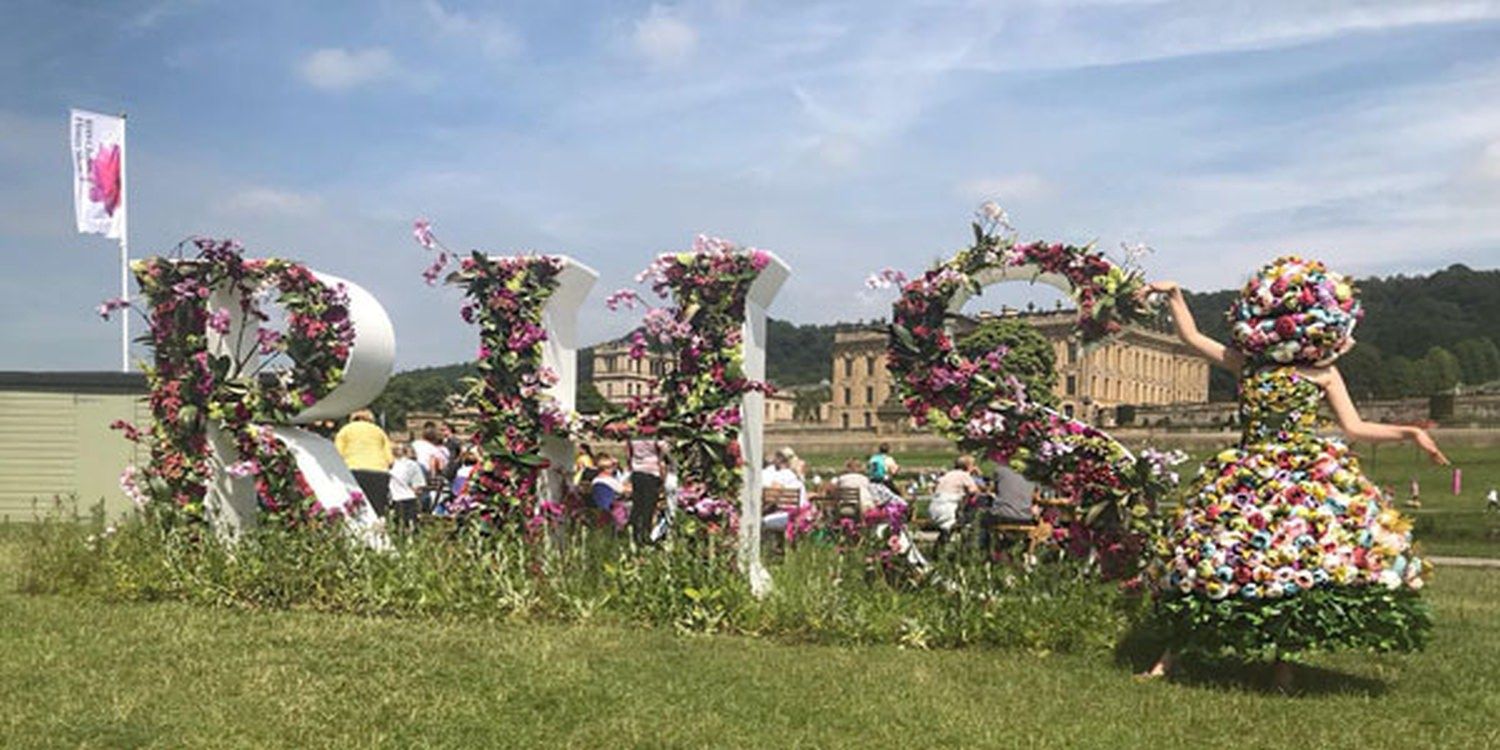 Flower Hostess Blooms At The RHS Chatsworth Show