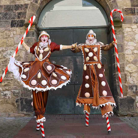 Christmas Stilt Walkers Germany