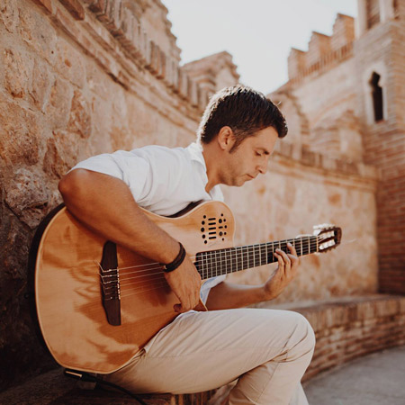 Guitariste espagnol de la Costa Del Sol