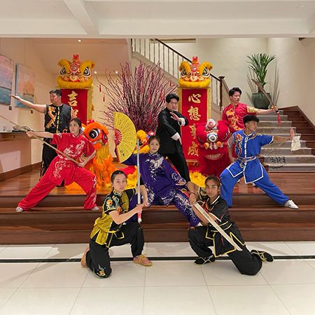 Intérpretes de Wushu Singapur