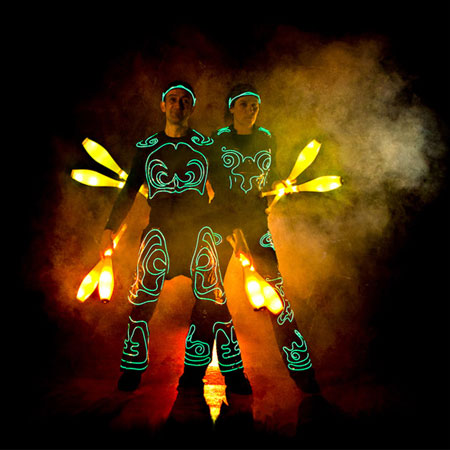 LED Glow Juggling Act, Corporate Entertainment UK