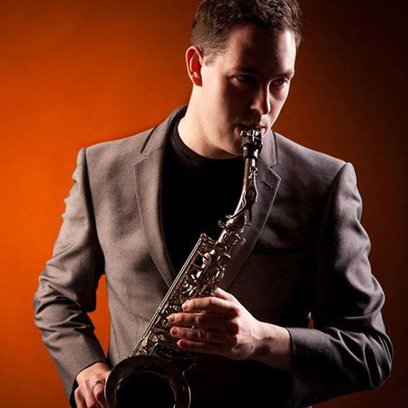Sanfter Jazz-Saxophonist