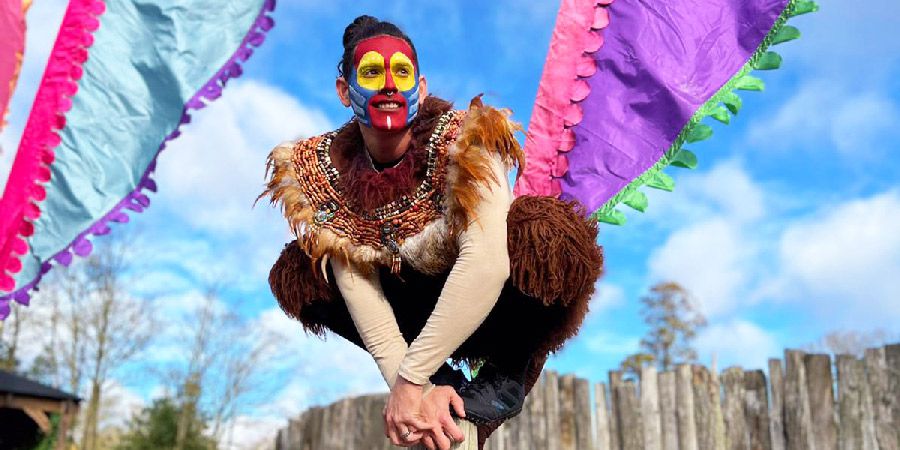 Creatures of the World Characters Entertain Visitors at Twycross Zoo