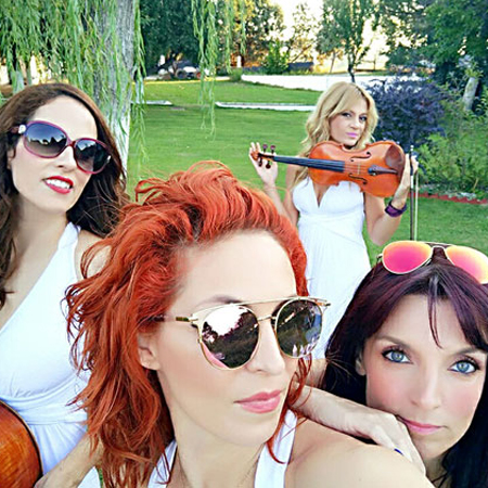 Quatuor à cordes féminin classique
