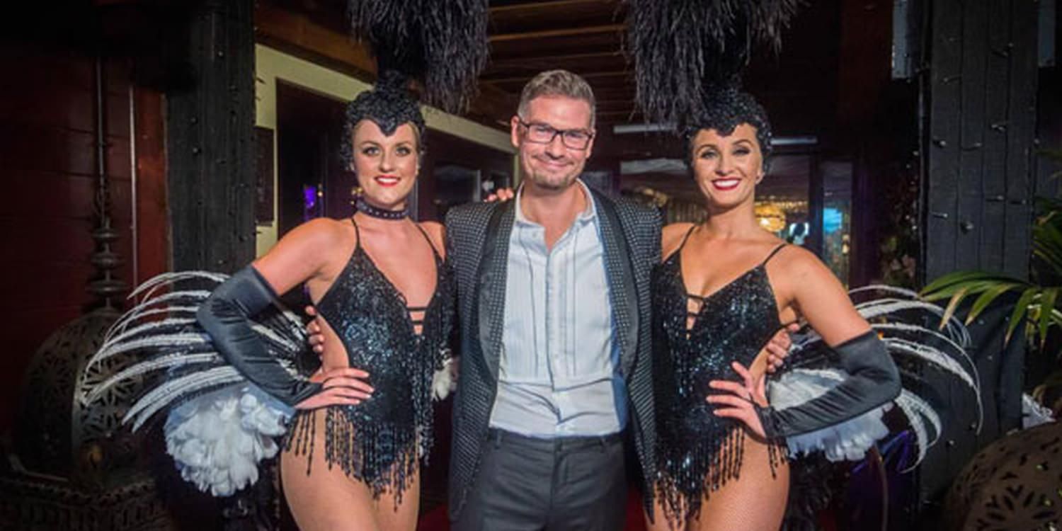 Showgirls Are A Hit At Oxfordshire Wedding