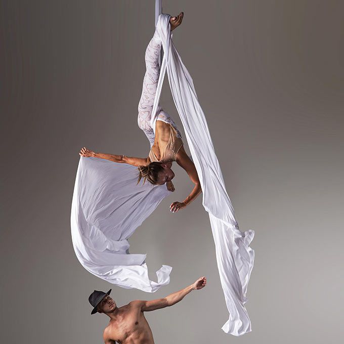 Hire Our Aerial Silk And Dance Duo Scarlett Entertainment