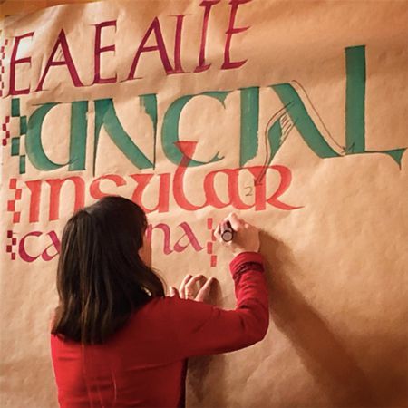 Female Calligrapher Barcelona