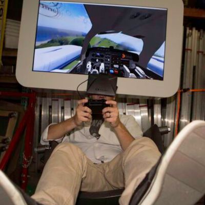 VR Flight Sim Gravity Chair