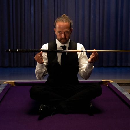 Artiste de coups de billard