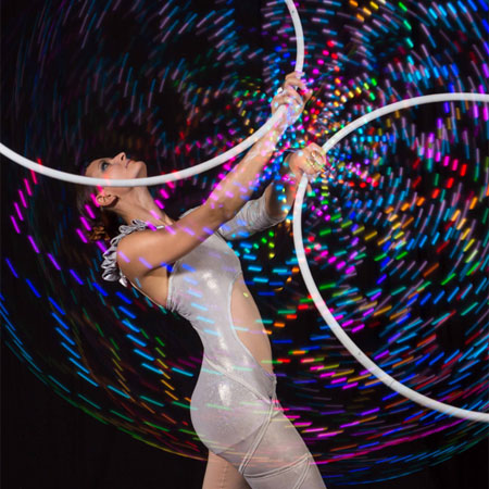 Spectacles de Hula Hoop à Vienne