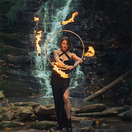 Artista de Fuego y Danza