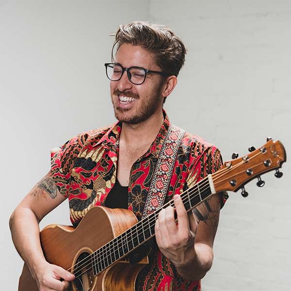 Guitariste en boucle des États-Unis