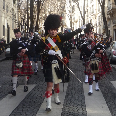 Joueurs de cornemuse Paris