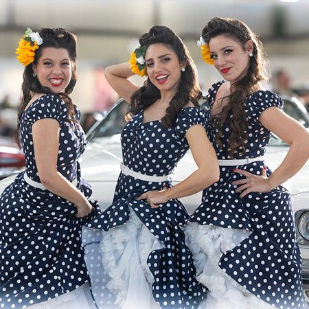 Trio vocal des années 1940 à Rome