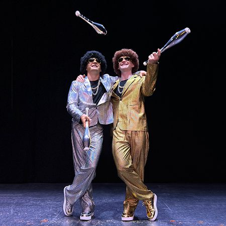 Disco Themed Club Juggling Duo