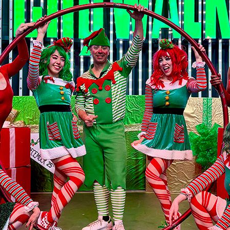 Christmas Cyr Wheel Act