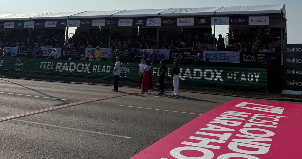 TCS London Marathon Flash Mob