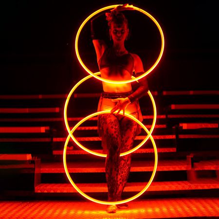 Hire LED Hula Hooper New Zealand | Scarlett Entertainment