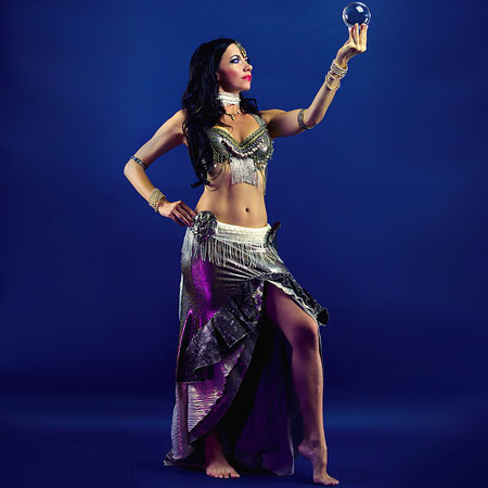 Contact Juggling Belly Dancer