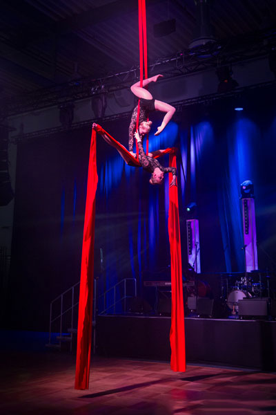 Hire Aerial Silk Act Aerial Silks Duo Fellbach Germany