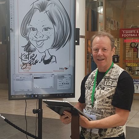 Digital Caricaturist Rick