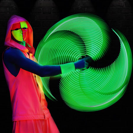 High-Impact Neon Light Show