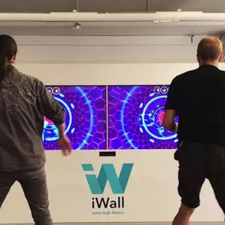 Interactive Tennis Game Wall