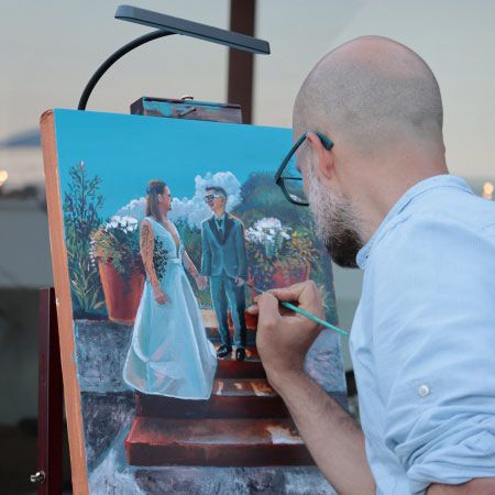 Pittore per matrimoni a Bergamo