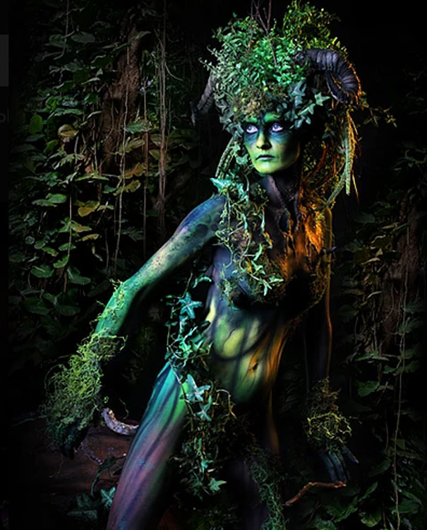 La Body Painting e i colori naturali