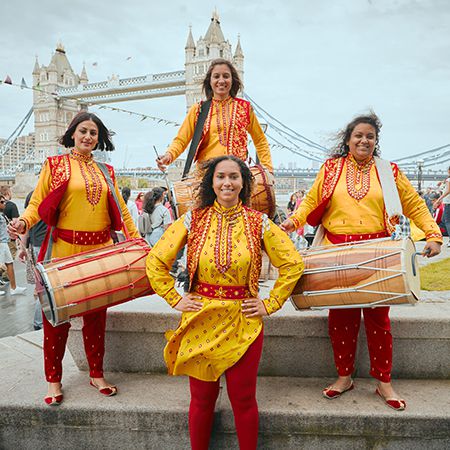 Female Dhol Players