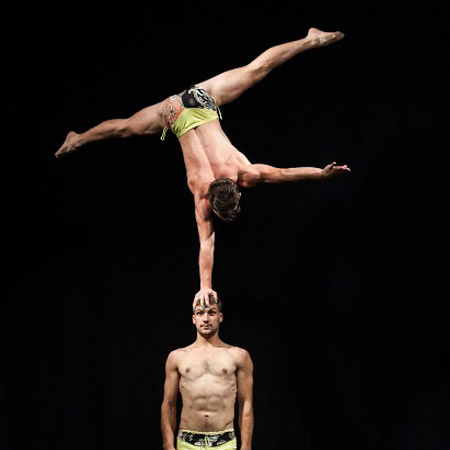Hand Balancing Acrobatic Act