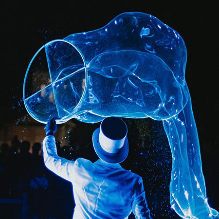 UV Bubble Show Italy