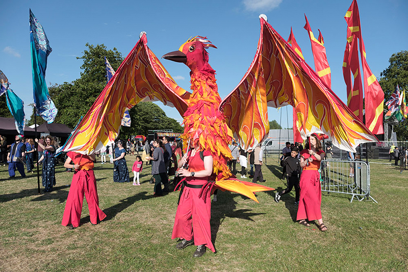 Hire Giant Bird Puppets Beautiful Walkabout Animal Parade Characters